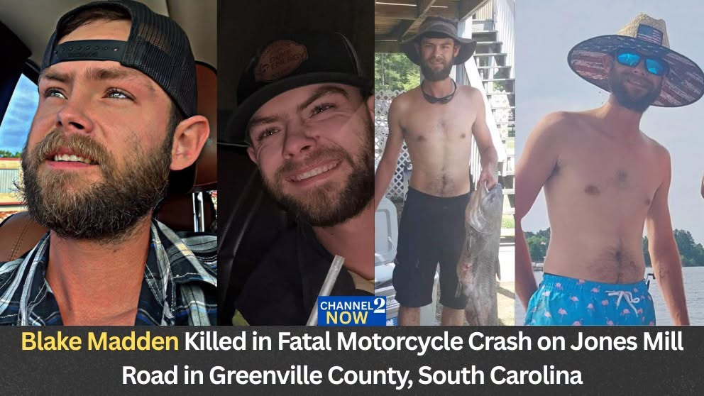 Blake Madden Obituary: Greenville County Community Mourns Motorcyclist Killed in Fatal Jones Mill Road Crash